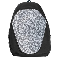 Bacterias Drawing Black And White Pattern Backpack Bag by dflcprintsclothing