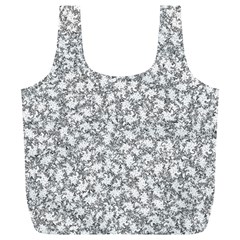 Bacterias Drawing Black And White Pattern Full Print Recycle Bag (XL)