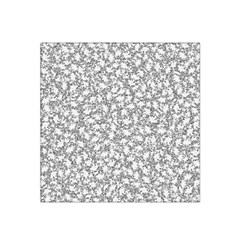 Bacterias Drawing Black And White Pattern Satin Bandana Scarf 22  X 22  by dflcprintsclothing