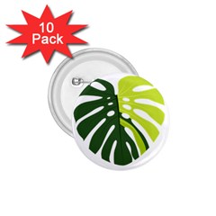 Monstera  1 75  Buttons (10 Pack) by ConteMonfrey