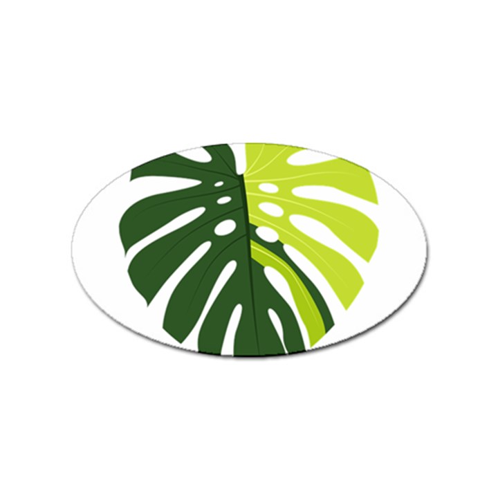 Monstera  Sticker Oval (100 pack)