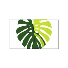 Monstera  Sticker Rectangular (100 Pack) by ConteMonfrey