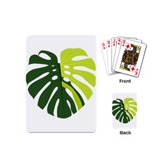 Monstera  Playing Cards Single Design (mini) by ConteMonfrey