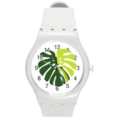 Monstera  Round Plastic Sport Watch (m) by ConteMonfrey