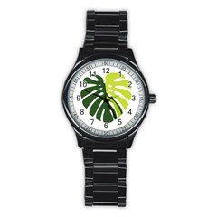 Monstera  Stainless Steel Round Watch by ConteMonfrey