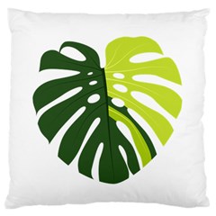 Monstera  Large Flano Cushion Case (two Sides) by ConteMonfrey