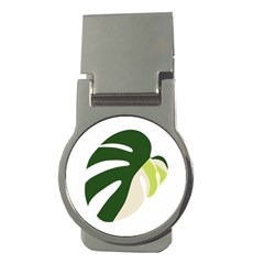 Monstera Money Clips (round)  by ConteMonfrey