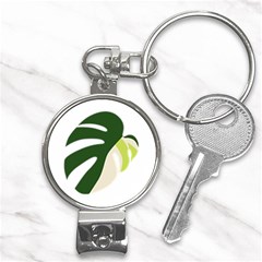 Monstera Nail Clippers Key Chain by ConteMonfrey