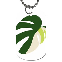 Monstera Dog Tag (two Sides) by ConteMonfrey