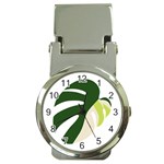 Monstera Money Clip Watches Front