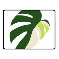 Monstera Fleece Blanket (small) by ConteMonfrey