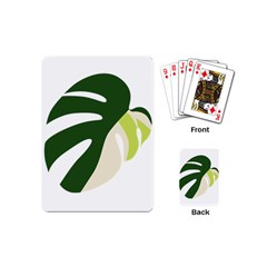 Monstera Playing Cards Single Design (mini) by ConteMonfrey