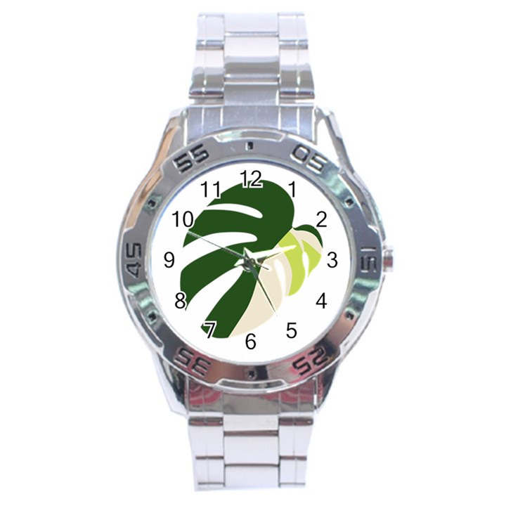 Monstera Stainless Steel Analogue Watch