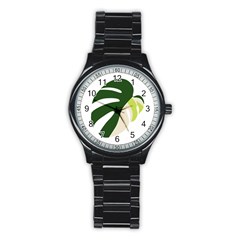 Monstera Stainless Steel Round Watch by ConteMonfrey