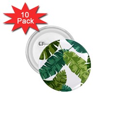 Banana Leaves Tropical 1 75  Buttons (10 Pack) by ConteMonfrey