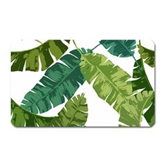 Banana Leaves Tropical Magnet (rectangular) by ConteMonfrey