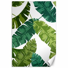 Banana Leaves Tropical Canvas 24  X 36  by ConteMonfrey