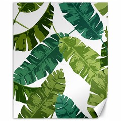 Banana Leaves Tropical Canvas 11  X 14  by ConteMonfrey