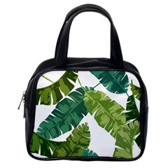 Banana Leaves Tropical Classic Handbag (one Side) by ConteMonfrey