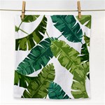 Banana Leaves Tropical Face Towel Front