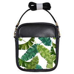 Banana Leaves Tropical Girls Sling Bag by ConteMonfrey