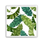 Banana Leaves Tropical Memory Card Reader (Square) Front