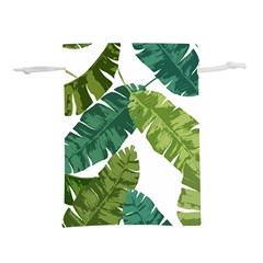 Banana Leaves Tropical Lightweight Drawstring Pouch (l) by ConteMonfrey