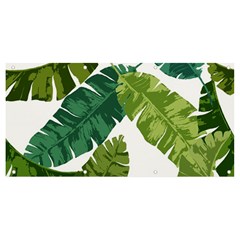 Banana Leaves Tropical Banner And Sign 8  X 4  by ConteMonfrey