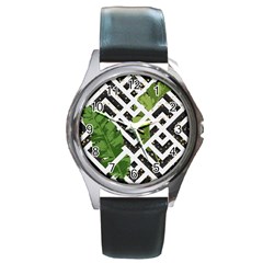 Modern Garden Round Metal Watch by ConteMonfrey