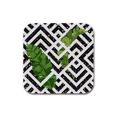 Modern Garden Rubber Square Coaster (4 Pack) by ConteMonfrey