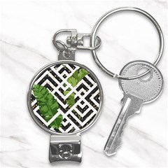 Modern Garden Nail Clippers Key Chain by ConteMonfrey