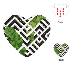 Modern Garden Playing Cards Single Design (heart) by ConteMonfrey