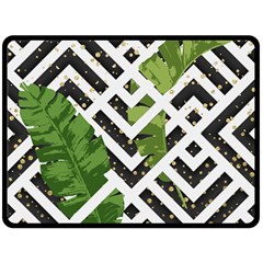 Modern Garden Fleece Blanket (large)  by ConteMonfrey