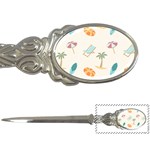 Cool Summer Pattern - Beach Time!   Letter Opener Front