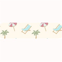 Cool Summer Pattern - Beach Time!   Large Bar Mat by ConteMonfrey