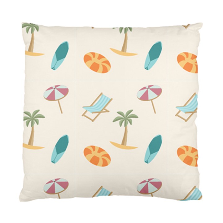 Cool Summer Pattern - Beach Time!   Standard Cushion Case (One Side)