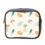 Cool Summer Pattern - Beach Time!   Mini Toiletries Bag (Two Sides) Front