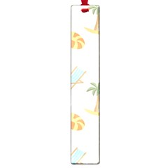 Cool Summer Pattern - Beach Time!   Large Book Marks by ConteMonfrey