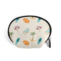 Cool Summer Pattern - Beach Time!   Accessory Pouch (small) by ConteMonfrey