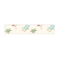 Cool Summer Pattern - Beach Time!   Flano Scarf (mini) by ConteMonfrey