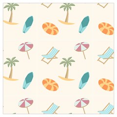 Cool Summer Pattern - Beach Time!   Lightweight Scarf  by ConteMonfrey