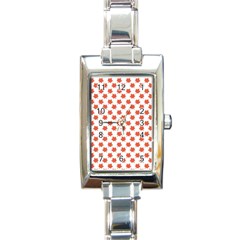 Maple Leaf   Rectangle Italian Charm Watch by ConteMonfrey