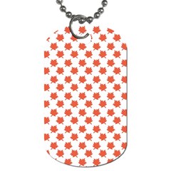 Maple Leaf   Dog Tag (two Sides) by ConteMonfrey