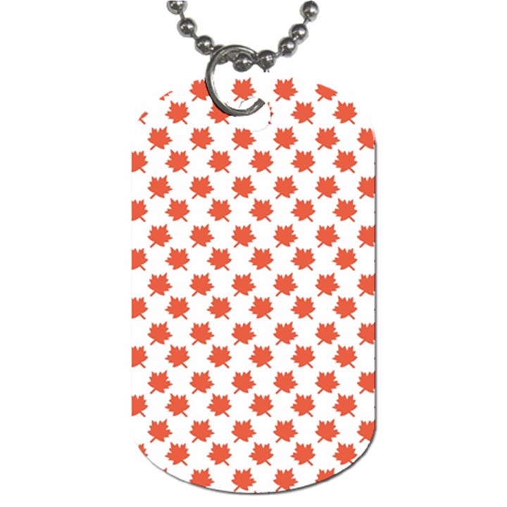 Maple Leaf   Dog Tag (Two Sides)