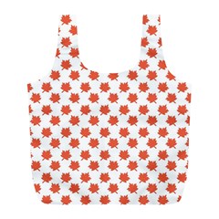 Maple Leaf   Full Print Recycle Bag (l) by ConteMonfrey