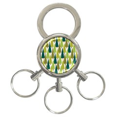 Pine Trees   3-ring Key Chain by ConteMonfrey