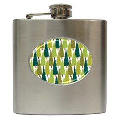 Pine Trees   Hip Flask (6 Oz) by ConteMonfrey