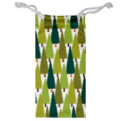 Pine Trees   Jewelry Bag by ConteMonfrey