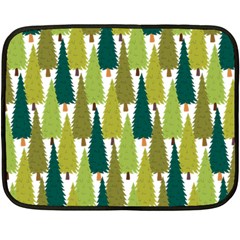 Pine Trees   Double Sided Fleece Blanket (mini)  by ConteMonfrey