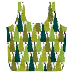 Pine Trees   Full Print Recycle Bag (xl) by ConteMonfrey